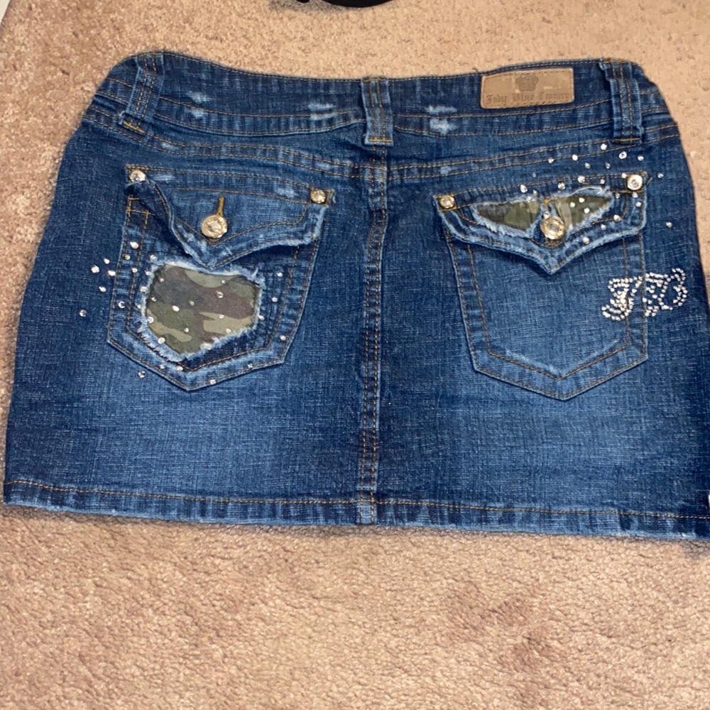 mini judy blue couture skirt